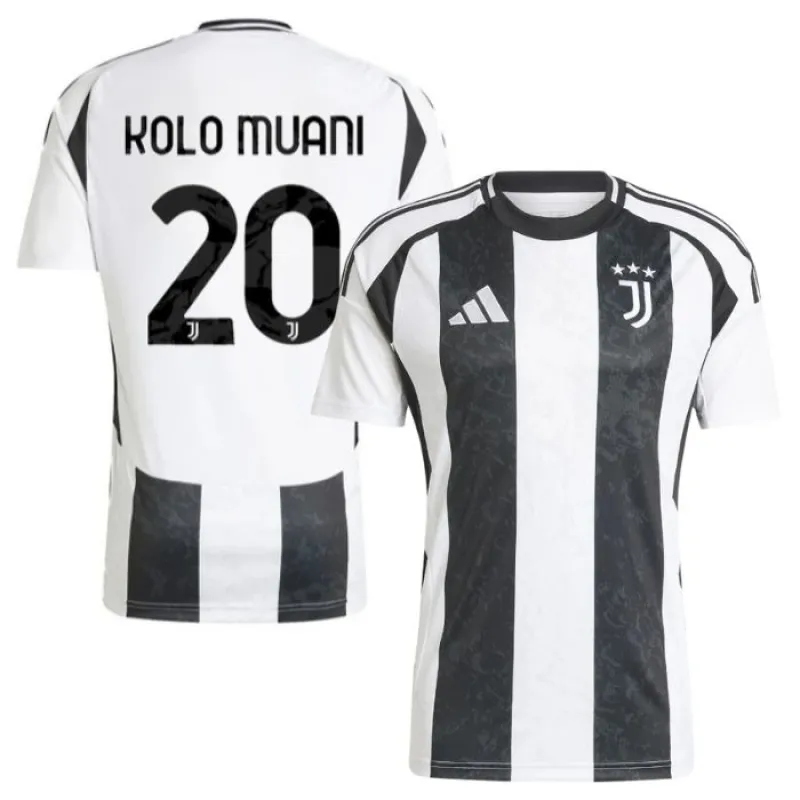 Kolo Muani's Juventus 2024/25 Home Jersey - White