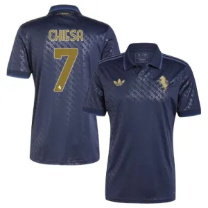 La terza maglia di Juventus 2024/25 di Chiesa - Blu marina