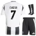 Chiesa Juventus 2024/25 Home Kids Jersey Set