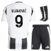 Vlahovics Juventus 2024/25 Heim-Kinderjersey-Set - Weiß