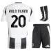 Kolo Muani's Juventus 2024/25 Heim - Kinderjersey - Set - Weiß