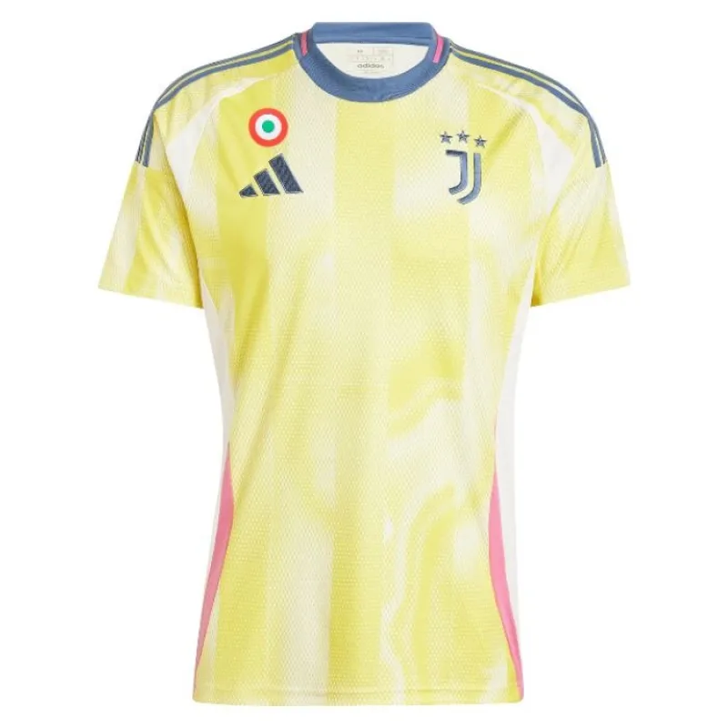 Vlahovic's Juventus 2024/25 Away Kids Kit- Yellow