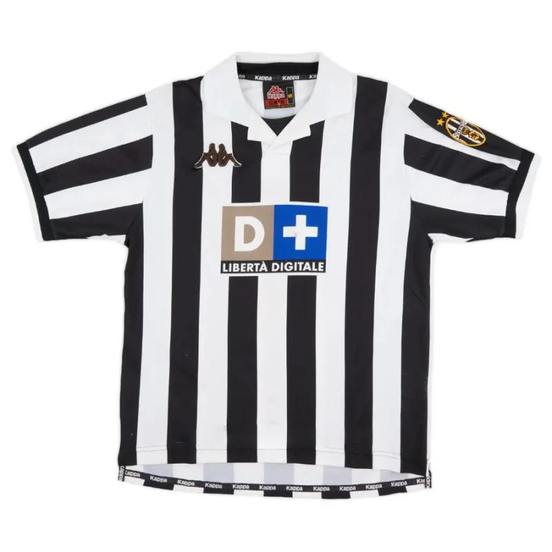 Camiseta local retro de Zinedine Zidane Juventus 1998/99 - Blanca