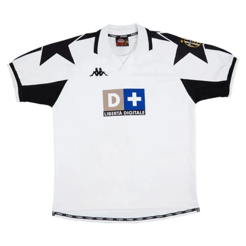 Zinedine Zidane Juventus 1998/99 Retro Away Jersey - White