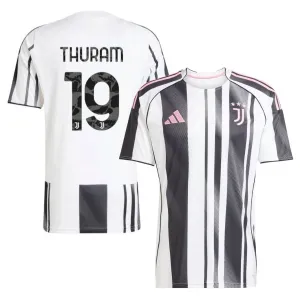 Juventus THURAM 2025/26 Home Jersey - White