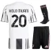 Juventus KOLO MUANI 2025/26 kids home jersey set white