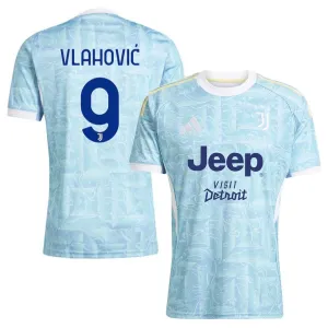 Juventus Vlahović 2025/26 Auswärtstrikot - Blau
