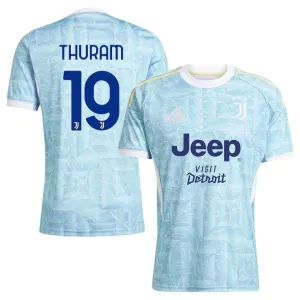 Juventus THURAM 2025/26 Auswärtstrikot - Blau