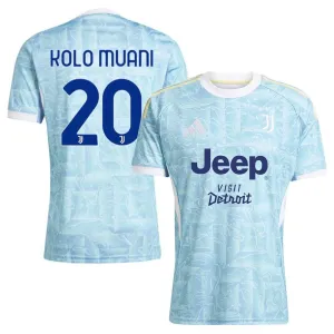 Juventus Kolo Muani 2025/26 Auswärtstrikot - Blau