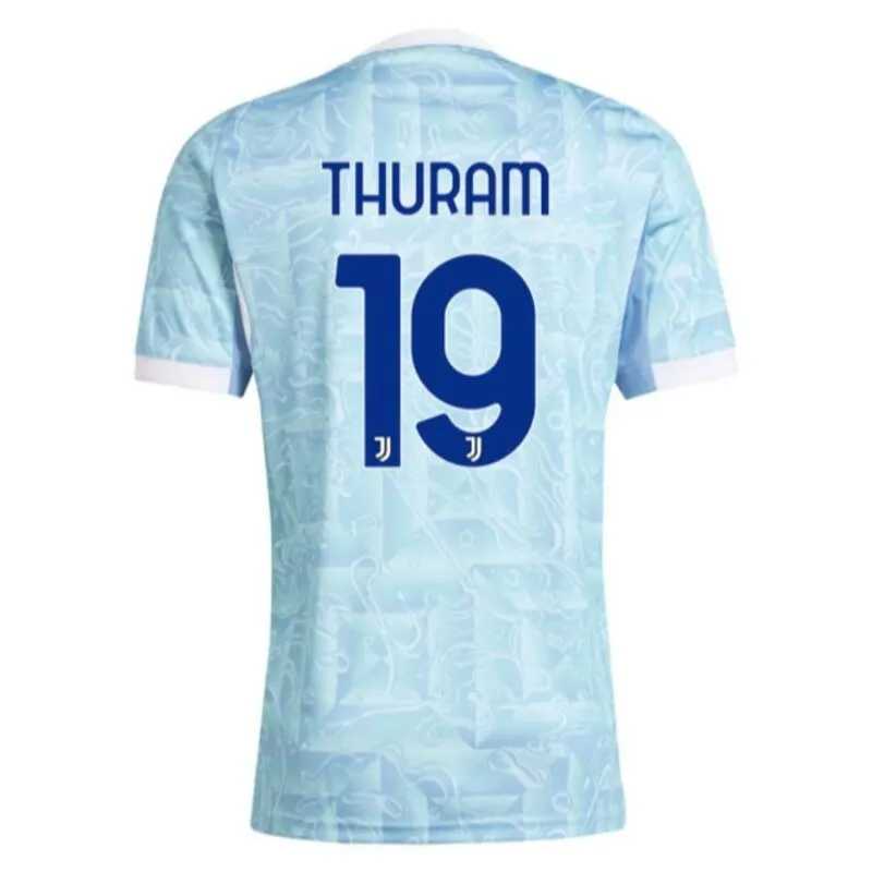 Juventus THURAM 2025/26 Kids' Jersey Set - Blue