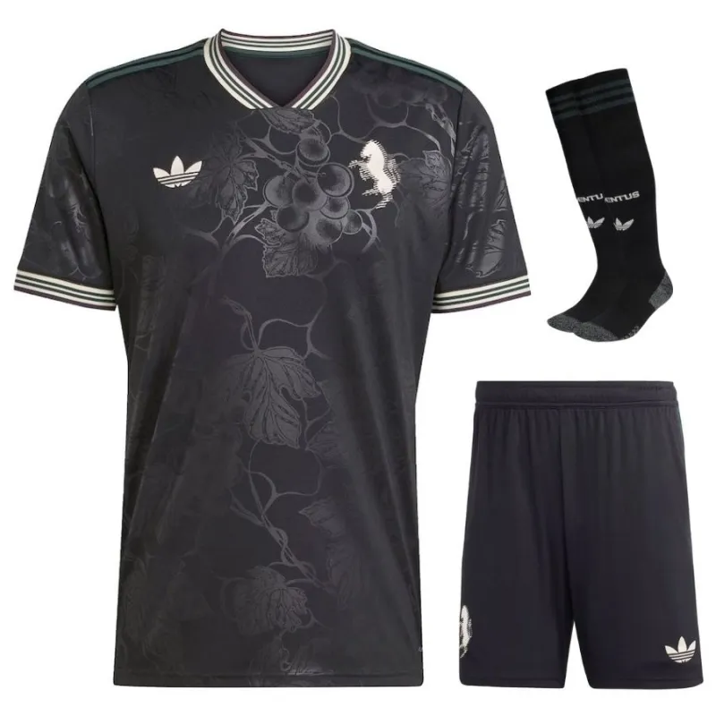 Juventus 2025/26 Set Maglia Third Bambini - Nera