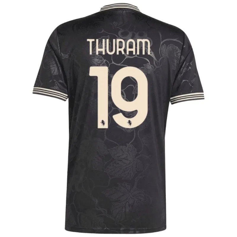 Juventus THURAM 2025/26 Maglia Third - Nera