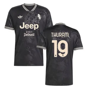 Juventus THURAM 2025/26 Drittes Trikot - Schwarz