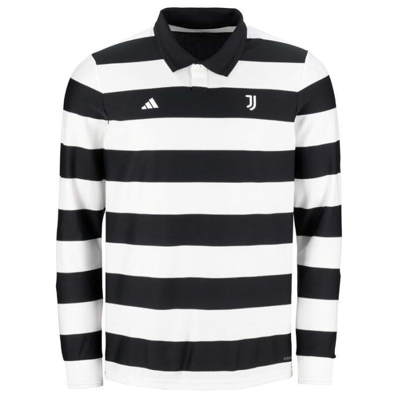 Juventus 2026/27 Viertes Langarmtrikot Weiß Schwarz