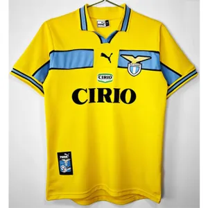 Lazio 1998/99 Retro Jersey - Yellow