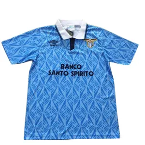 Lazio 1991 Retro Heimtrikot - Blau