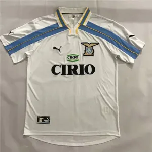 Lazio 2000/01 Retro Auswärtstrrikot - Weiß