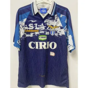 Lazio 1996/97 Retro Auswärtstrrikot - Blau