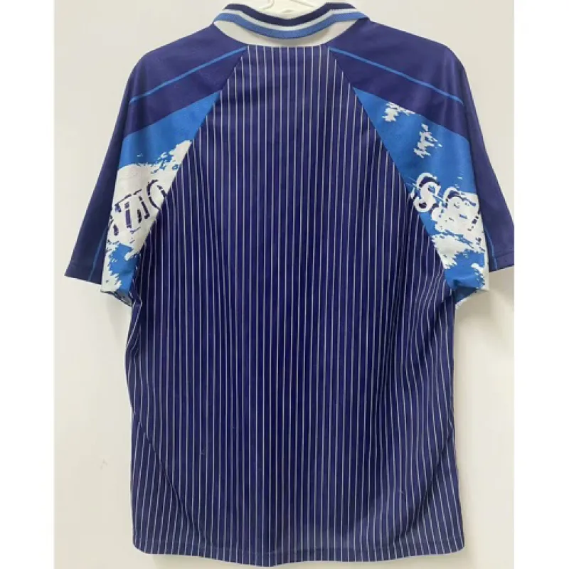 Lazio 1996/97 Retro Away Jersey - Blue