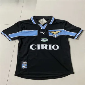Lazio 1998 - 00 Retro Auswärtstrrikot - Schwarz