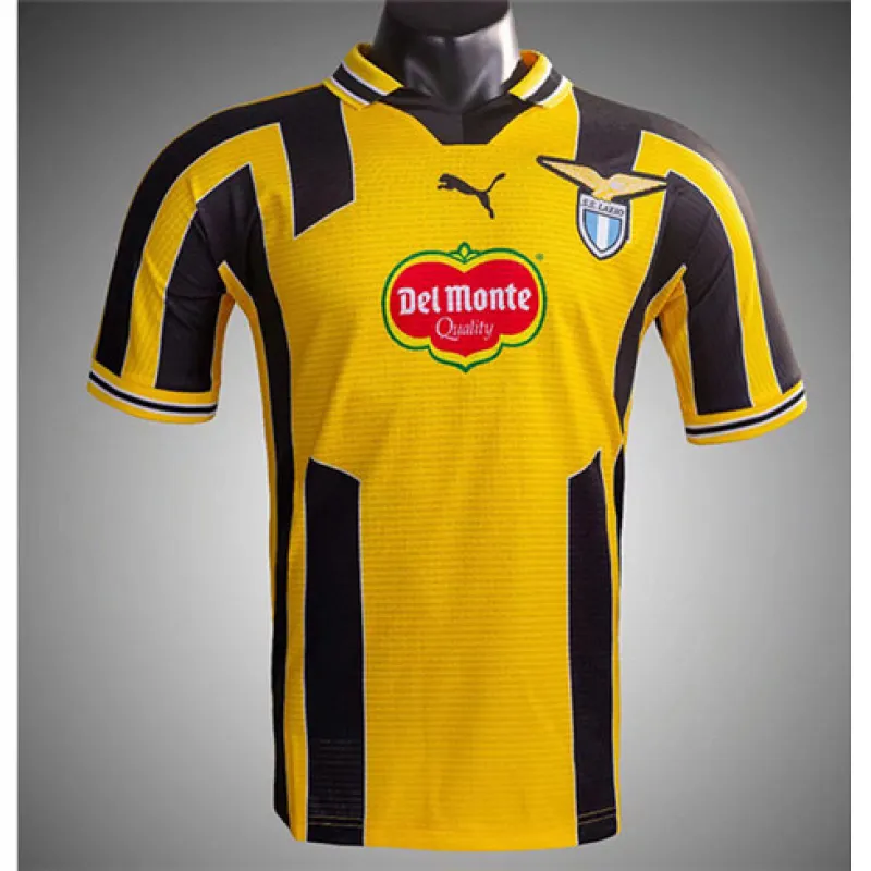 Terza maglia retro di Lazio 1998 - 00 - Gialla
