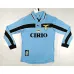 Lazio 1998 - 00 Retro Heimtrikot Langarm - Blau