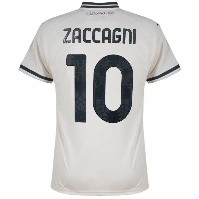 Lazio ZACCAGNI Maillot Extérieur 2025/26 - Blanc