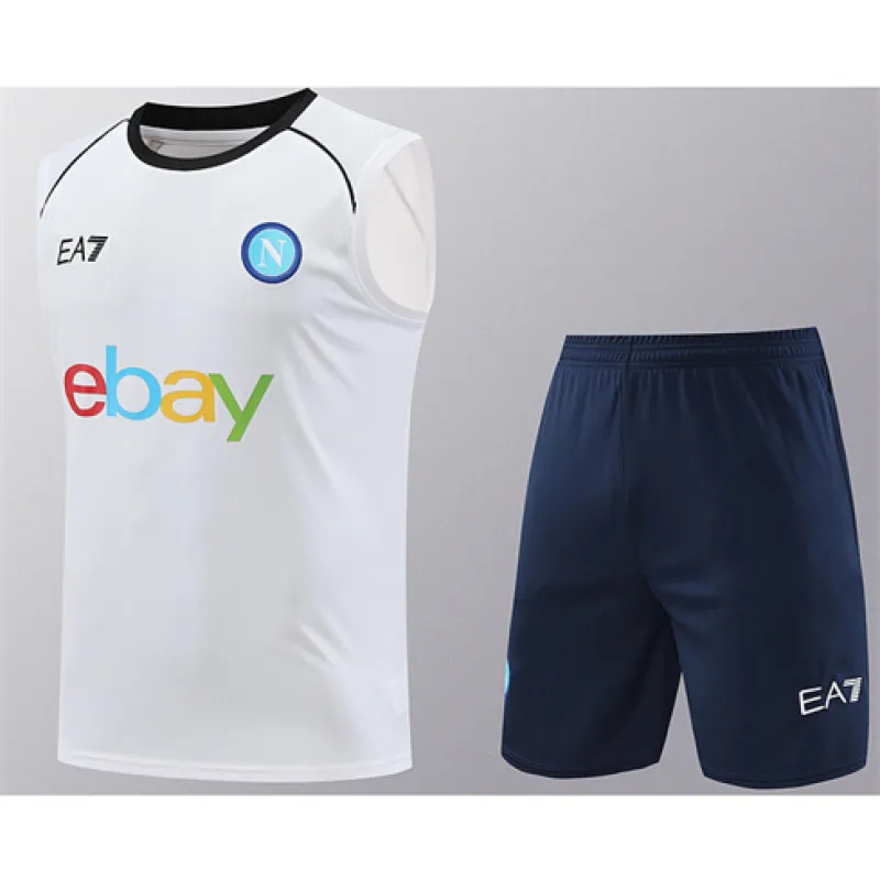 Napoli 2024/25 Weste + Shorts - Weiß