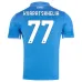 Maillot de domicile de Napoli 2024/25 de Kvaratskhelia - Bleu