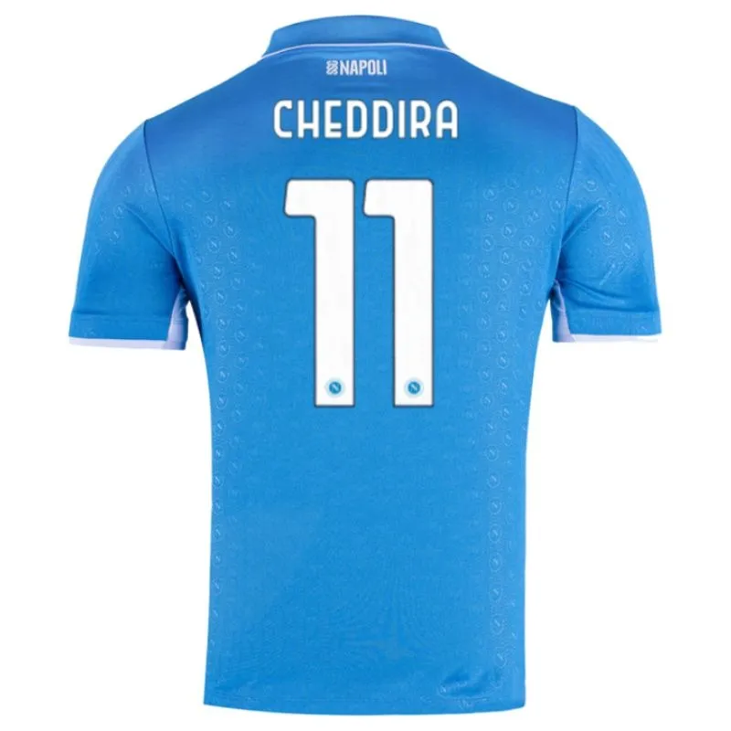 Cheddira's Napoli 2024/25 Home Kids' Jersey Set - Blue