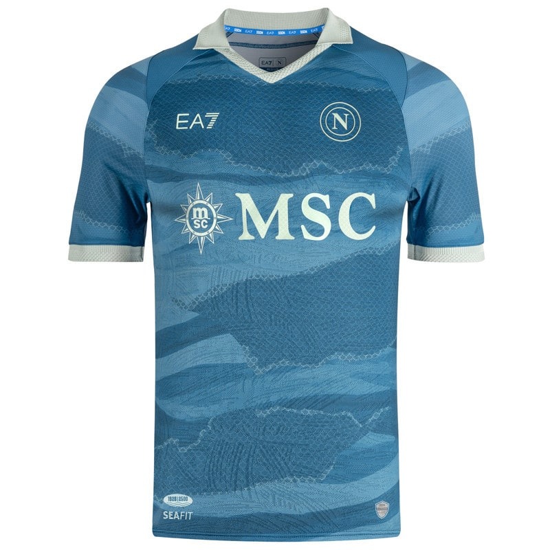 Nápoles 2024/25 Camisa Limitada Partenope - Azul
