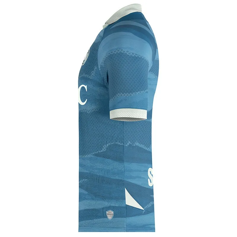 Nápoles 2024/25 Camisa Limitada Partenope - Azul