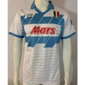 Maglia retro di trasferta di Napoli 1991 - 93 - Bianca
