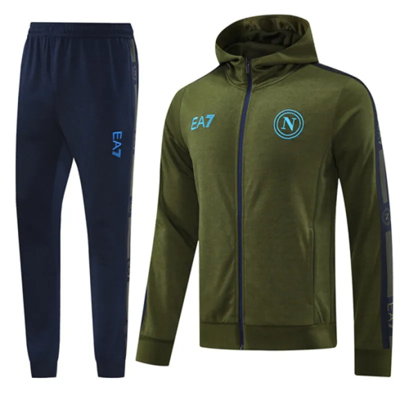 Chaqueta deportiva con capucha de Nápoles 2024/25 - Verde