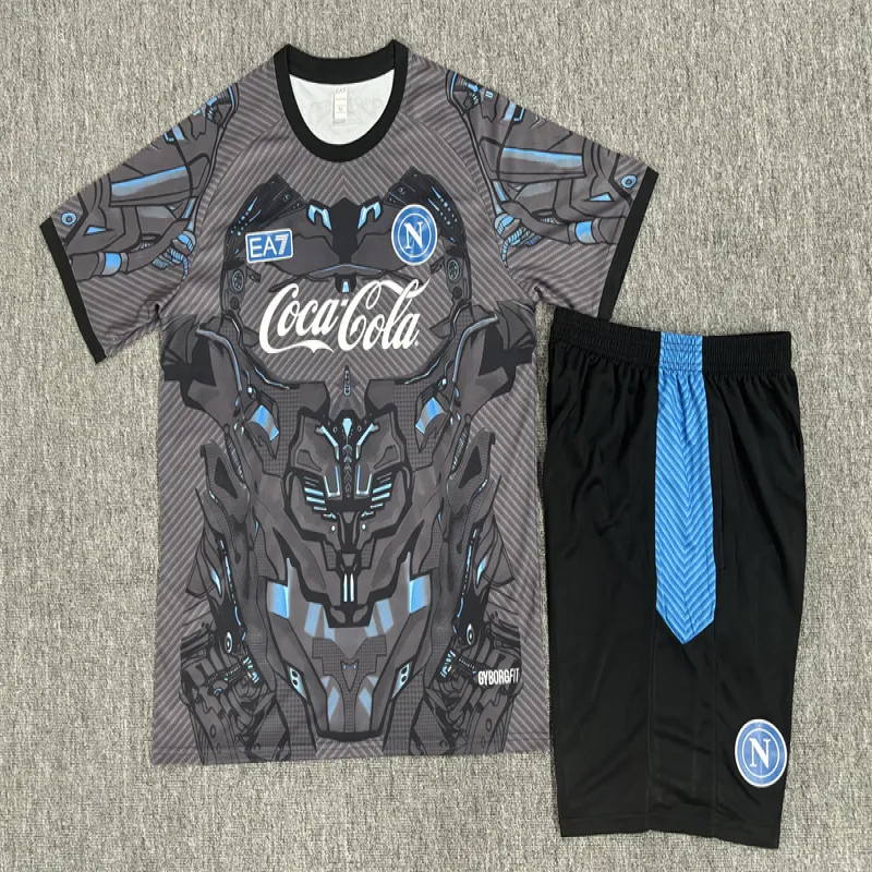 Napoli 2025/26 Kinder Trainingsanzug grau