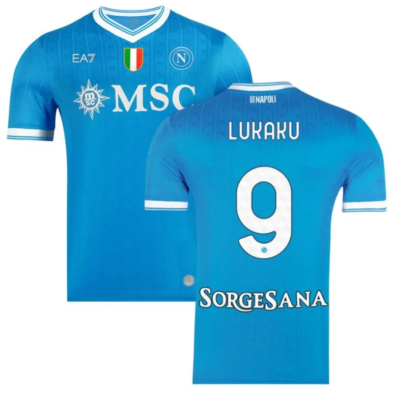 Napoli LUKAKU 2025/26 Home Jersey - Blue