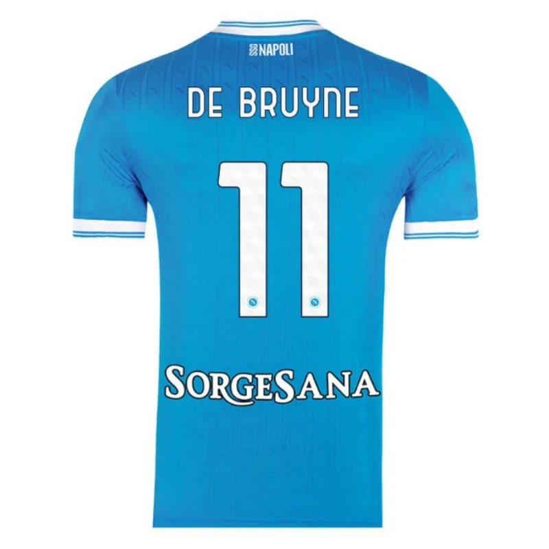 Napoli DE BRUYNE 2025/26 Home Jersey - Blue