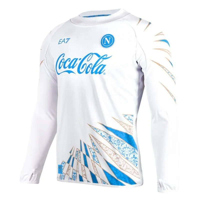 Napoli 2025/26 Pre-Match Long Sleeve Jersey - White