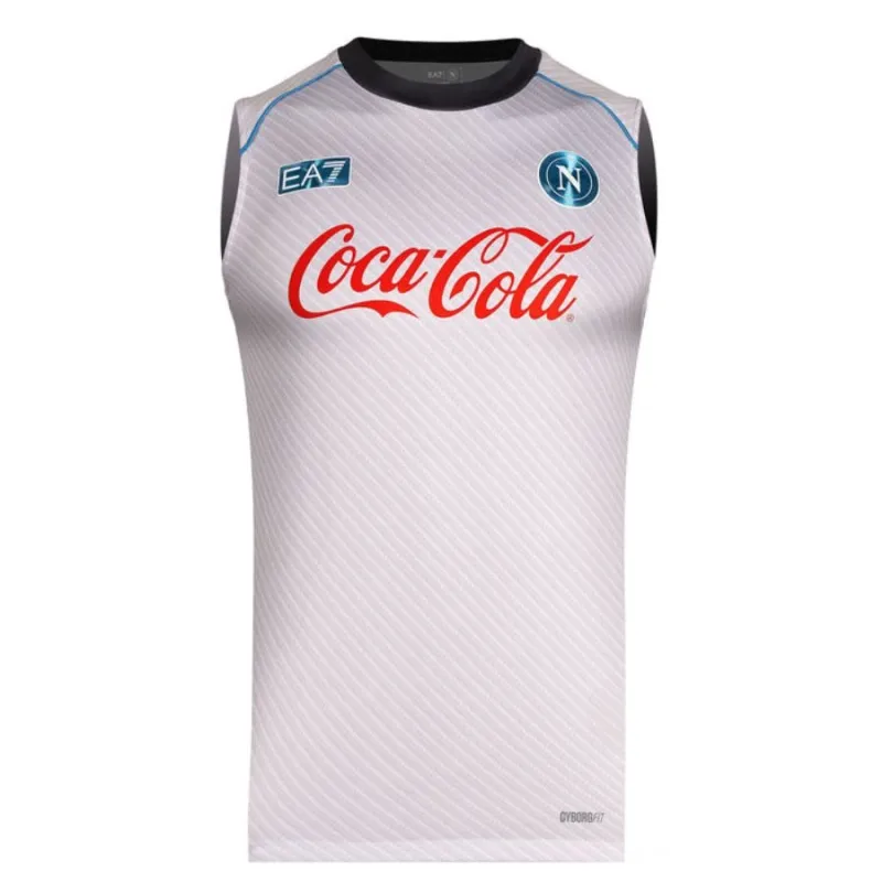 Camiseta de Entrenamiento Sin Mangas Napoli 2025/26 - Plateado