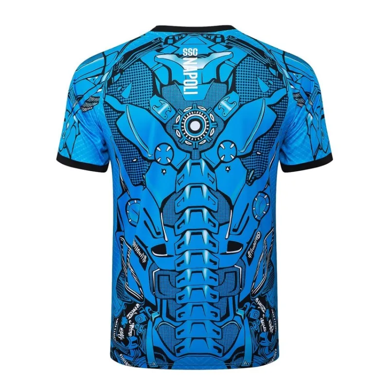 Nápoles 2025/26 Camiseta de entrenamiento + Pantalones cortos - Azul