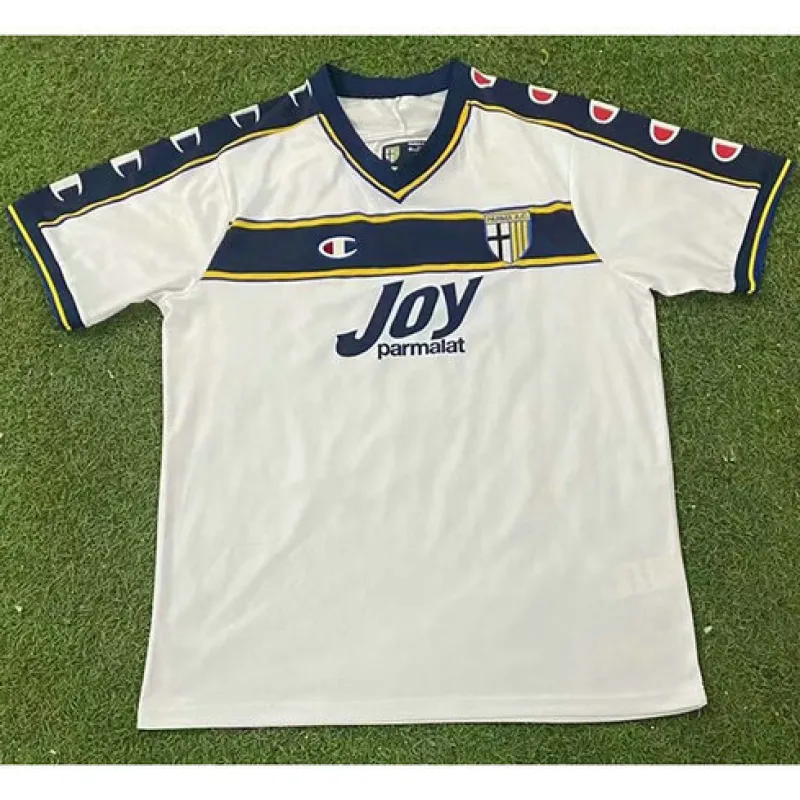 Parma 2001/02 Auswärtstrickot Retro - Weiß
