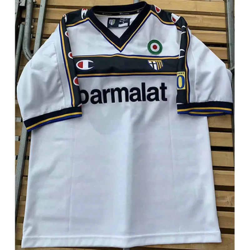 Parma 2001/02 Home Retro Jersey - White