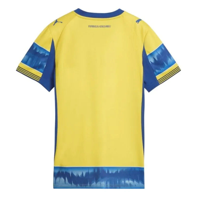 Ensemble Maillot Extérieur Enfant de Parme 2025/26 - Bleu/Jaune