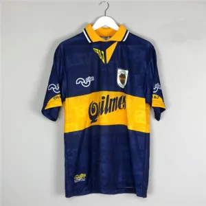 Maglia retrò di campo di casa di Boca Juniors 1995/96 - Blu