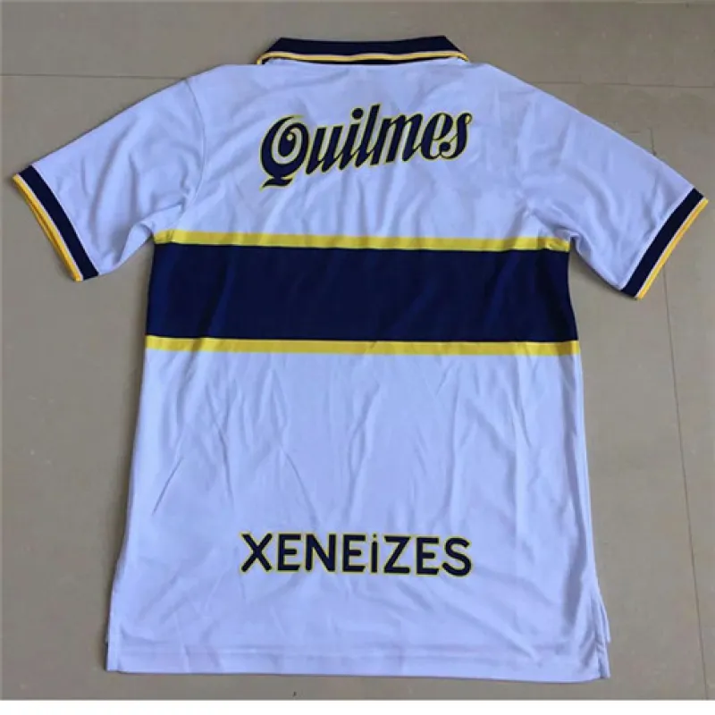Maglia retrò di trasferta di Boca Juniors 1997 - Bianca