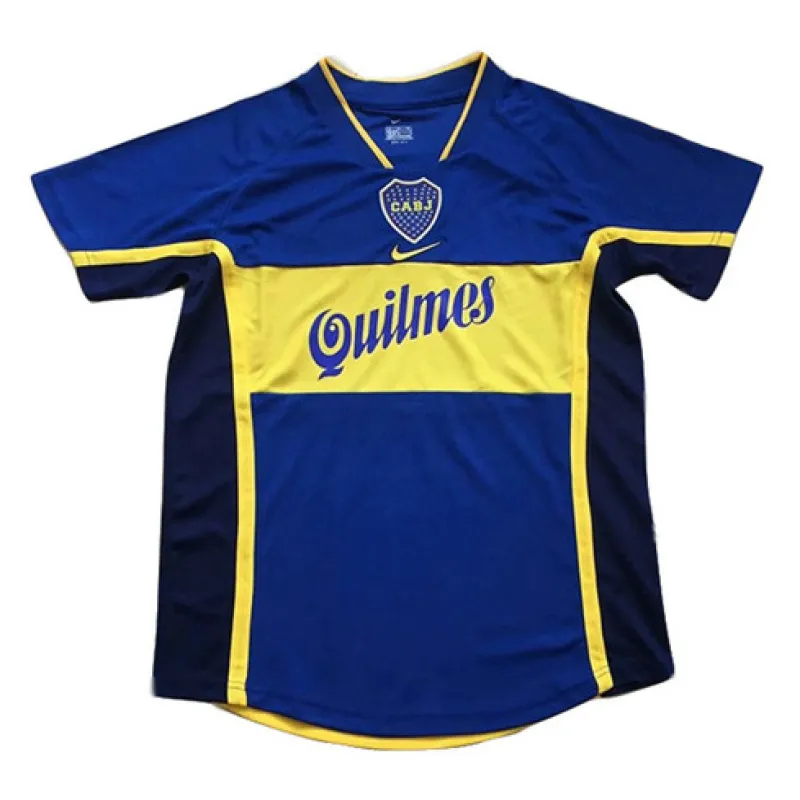 Maillot retrô domicile de Boca Juniors en 2001 - Bleu