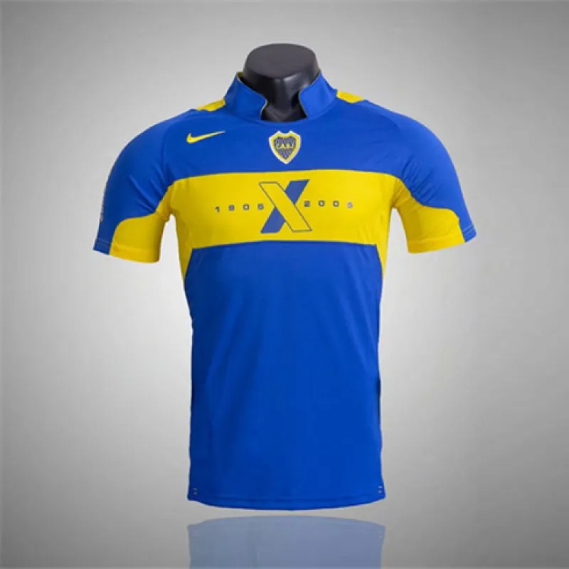Boca Juniors 2005 Retro Home Jersey - Blue