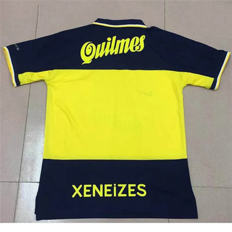 Maillot retrô domicile de Boca Juniors en 1999 - Jaune