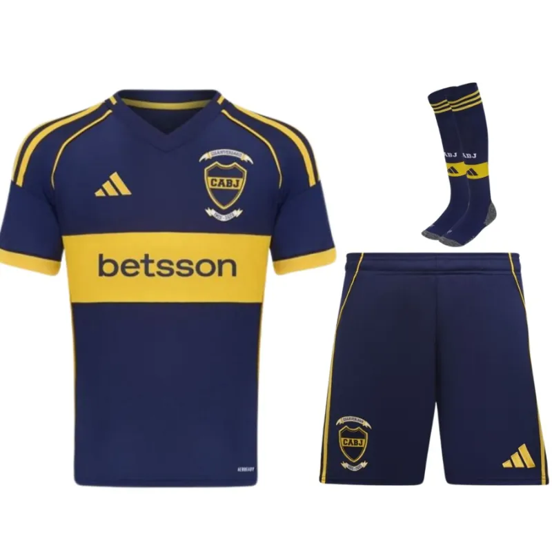 Boca Juniors Kids' 2025/26 Home Kit - Blue