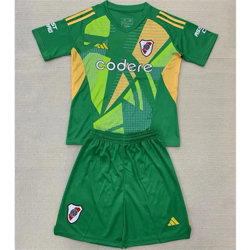 River Plate 2024/25 Kids' Goalkeeper Jersey - Green